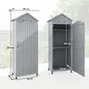 Outsunny Gartenschrank Holz extra hohe Geräteschuppen mit Produktbild-Vorschau 3