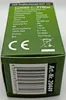 The image shows the side of a green product box with text and a barcode. Produktbild-Vorschau