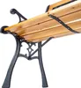KADAX Gartenbank aus Holz, 127 cm, Gusseisenbank mit Produktbild-Vorschau 12