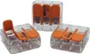 Three Wago 221 series lever connectors are shown on a white background. Produktbild-Vorschau