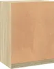 A close-up view of the side and back of a wooden cabinet. Náhled obrázku produktu