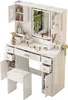 OKWISH Coiffeuse - Table de Maquillage avec 6 Tiroirs, 4 Voir les images du produit 11