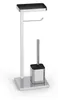 Relaxdays WC-set, HxBxD: 65,5 x 25,5 x 12,5 cm, roestvrij Productafbeelding-voorbeeld 6