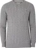 Gant Pullover Rundhalsausschnitt grau einfarbig 100% Produktbild-Vorschau 17