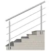 AICA Treppengeländer Edelstahl Seitenmontage Handlauf 150 Produktbild-Vorschau 1