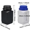 6 Stücke 500 ml Weithals-Flasche, HDPE Plastikflaschen mit Produktbild-Vorschau 3