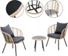 Zestaw mebli ogrodowych rattan VERONA balkon taras 3cz. c. Podgląd zdjęcia produktu 2