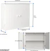 Armoire de rangement Zenvo - Armoire indépendante à double Voir les images du produit 3