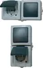 Kopp 138556008, Typ F, CEE 7/4, Schwarz, Grau, Thermoplast, Produktbild-Vorschau 6