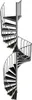 Spindeltreppe Ø 180 cm | Höhen: 396-413 cm | 21 Stufen, ein Produktbild-Vorschau 1