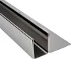 Glas-Fliesenprofil Edelstahl Klemmprofil Wandprofil V2A 2m Produktbild-Vorschau 1