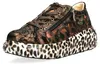 Laura Vita Damen Sneaker Plateausohle Leo-Muster Floral Produktbild-Vorschau 1