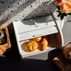 Creative Home Porta-Pane Legno Bianco | 38x28,5x17,5cm Anteprima dell’immagine prodotto 6