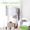 HOKEEPER  Rolling Kleiderständer,113kg Tragfähigkeit Produktbild-Vorschau 3