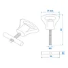 2x Kederstopper geeignet für 5-6mm Kederschiene für Planen, Produktbild-Vorschau 7