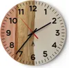 Wanduhr - Rund - Glasuhr - Gold Abstraktion Linien - Produktbild-Vorschau 1