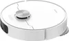 A white robot vacuum cleaner is shown from a slight diagonal top-down angle against a white background. Voir les images du produit