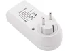 A white digital timer with a European plug. Produktbild-Vorschau