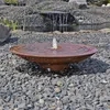 CLGarden Gartenbrunnen Wasserschale Cortenstahl Komplett Produktbild-Vorschau 3