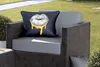 MuchoWow® Outdoor Kissen - Lippen - Geld - Schwarz - Weiß - Produktbild-Vorschau 5