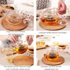 CNGLASS Glas Teekanne mit abnehmbarem Infuser 600ml Produktbild-Vorschau 6