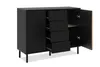 finori Monza 01B Kommode, schwarz / Nachbildung Artisan Oak Produktbild-Vorschau 3