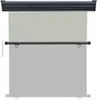 vidaXL Marquise latérale de balcon 165x250 cm Gris Voir les images du produit 4