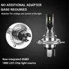 2PCS H4  LED lampen| 4000LM|6000K|80W|Auto LED Licht, Moto Produktbild-Vorschau 7
