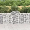 Gabionen mit Hochbogen 25Stk. 200x30x100/120cm Verzinktes Produktbild-Vorschau 2
