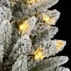 vidaXL Albero di Natale artificiale con neve 300 LED 210 cm Anteprima dell’immagine prodotto 6