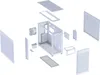 ASUS PRIME AP303 Mesh Midi Tower Bianco Anteprima dell’immagine prodotto 11