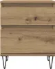 vidaXL Nachttisch Artisan-Eiche 40x35x50 cm Holzwerkstoff Produktbild-Vorschau 5