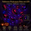 24 Stück Halloween Fledermaus Deko mit LED Outdoor Innen Produktbild-Vorschau 6