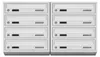 Cassette postale condominiale GDS grigio RAL 7035, 8 Anteprima dell’immagine prodotto 2