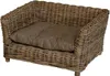 KRINES HOME Hundekorb / Hundebett aus Natur Rattan mit Produktbild-Vorschau 1