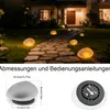 Solar Glasstein Lampe,Solarleuchten(2 Produktbild-Vorschau 6