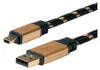 ROLINE GOLD USB 2.0 Cable, Type A - 5-Pin Mini 1.8 m Anteprima dell’immagine prodotto 1