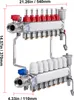 SucceBuy Collettore termico a 7 bracci, tubo PEX da 1/2", Anteprima dell’immagine prodotto 8