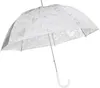Parapluie cloche Femme Transparent Parapluie de mariage Voir les images du produit 4
