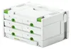 Festool SYS 3-SORT/6, Werkzeugkasten, Grün, Weiß, 295 mm, Produktbild-Vorschau 7