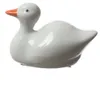 Teichdeko ENTE - schwimmende Dekofigur für Teich und Wasserschale - Porzellan - L: 9,3cm Produktbild-Vorschau