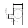 POLOPLAST Eckdoppelabzweig, DN110/50/110, POLO-KAL XS, Produktbild-Vorschau 7