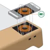 SIGEL Monitorständer Smartstyle USB silber/holzfarben Produktbild-Vorschau 7