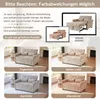 Divano letto 3 in 1 Merax, divano a 2 posti in ciniglia, Anteprima dell’immagine prodotto 8