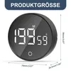 Digitaler Küchentimer mit Magnet,199 Minuten Countdown, 3 Produktbild-Vorschau 2