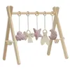 LuMali Baby Gym z 5 zabawkami, składana łukowa konstrukcja Podgląd zdjęcia produktu 1