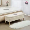 Banc HOMCOM avec rangement, assise rembourrée aspect Voir les images du produit 2