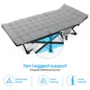 Lit de camp portable avec matelas, lit de camp pliable Voir les images du produit 6