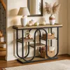 Table console industrielle Tribesigns de 105 cm, table Voir les images du produit 1