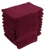 Waschhandschuhe Waschlappen 10er Set Bordeaux / Weinrot 100 Produktbild-Vorschau 1